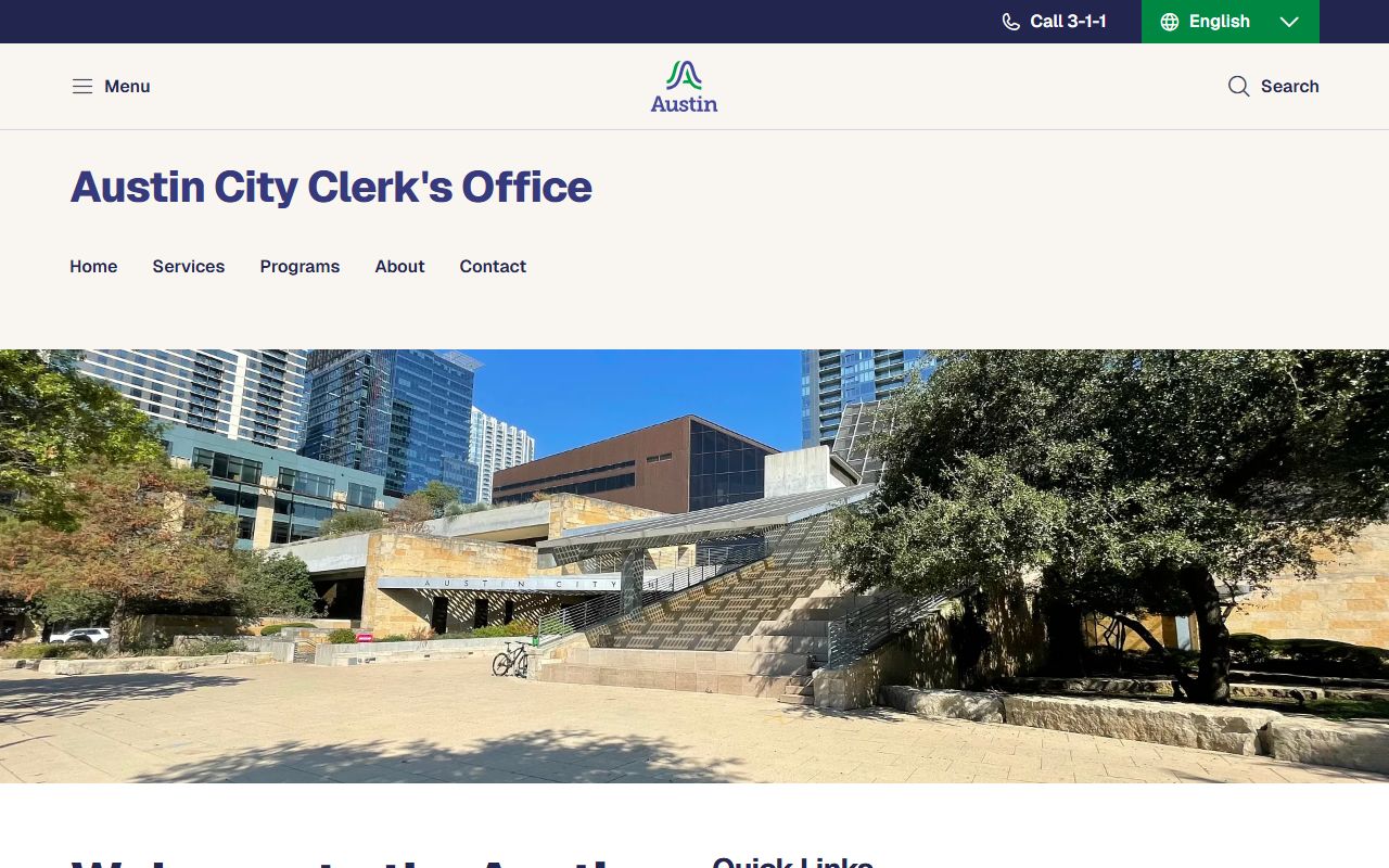 Austin City Clerk - Austin public records