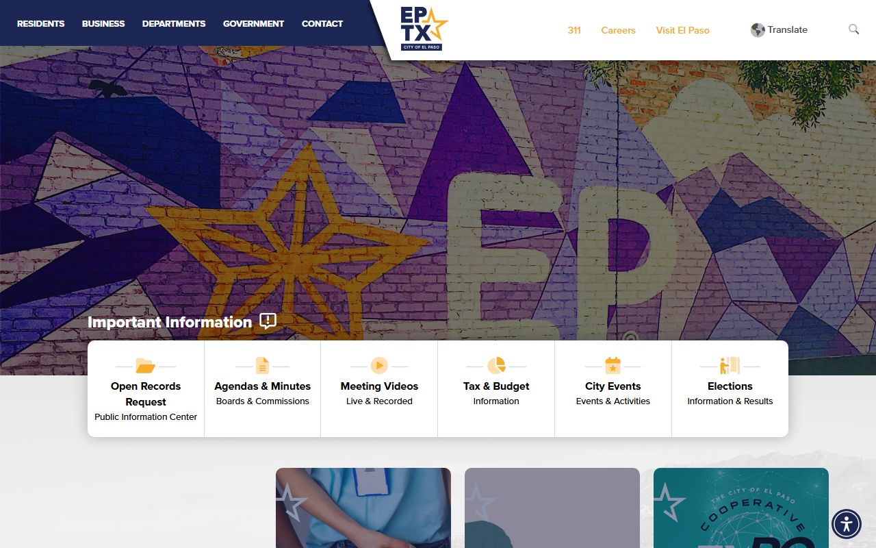 El Paso Texas official city website