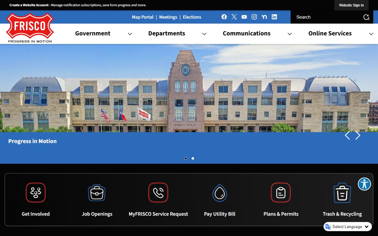 Frisco Official Website - Frisco Public Records