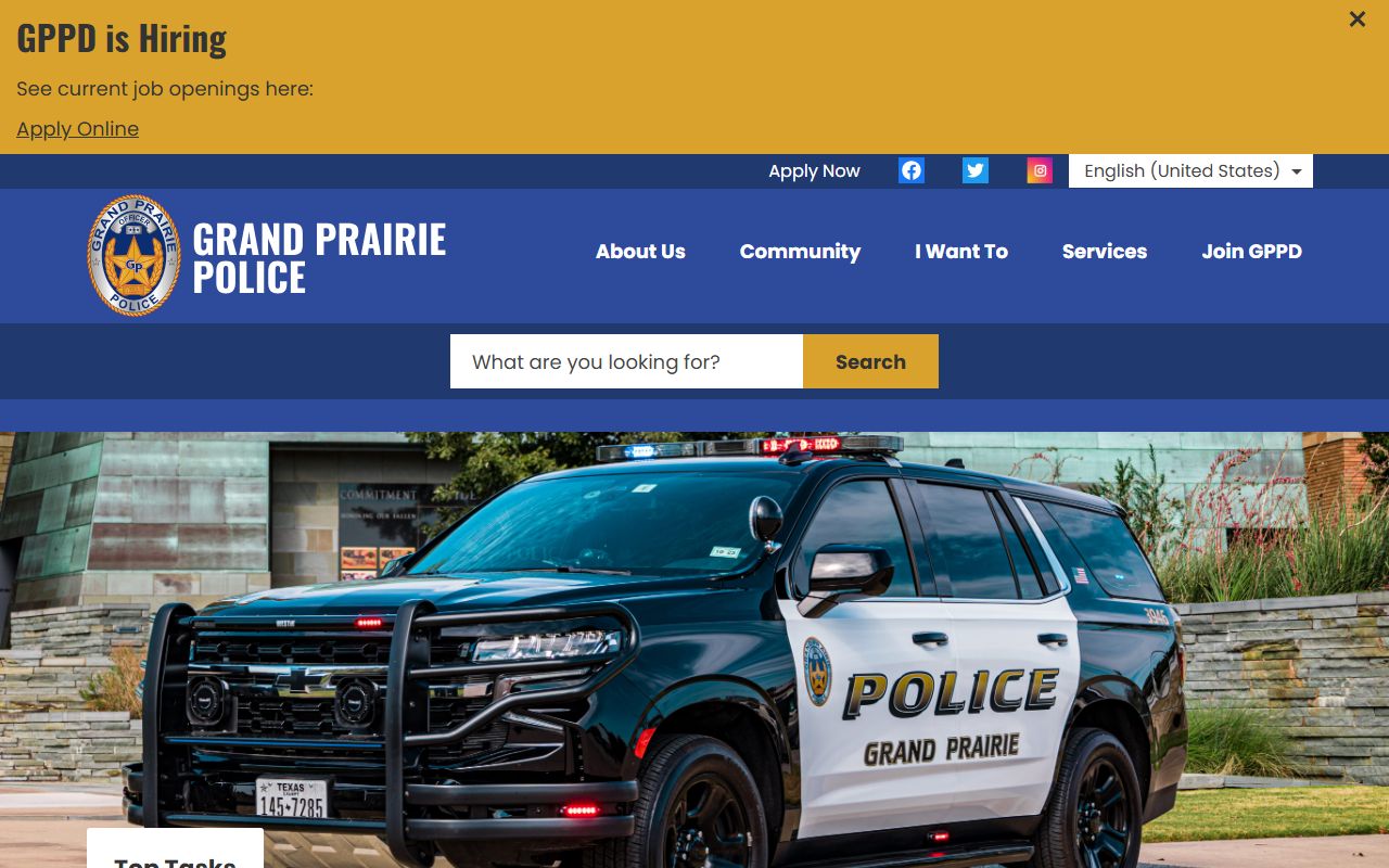 Grand Prairie Police Department - Grand Prairie Public Records