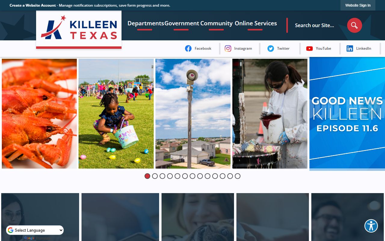 City of Killeen official website - Killeen public records