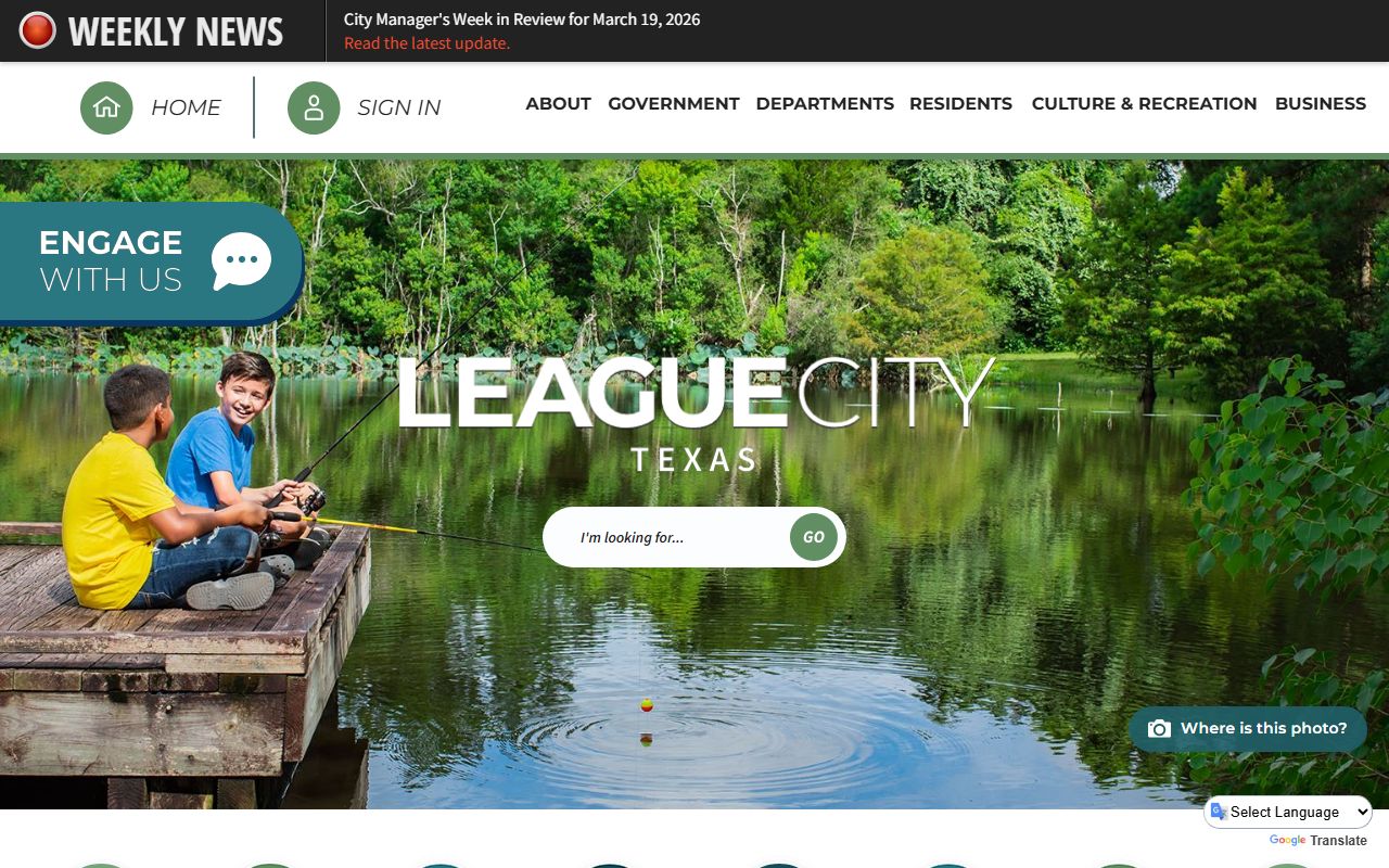 League City official website - League City public records