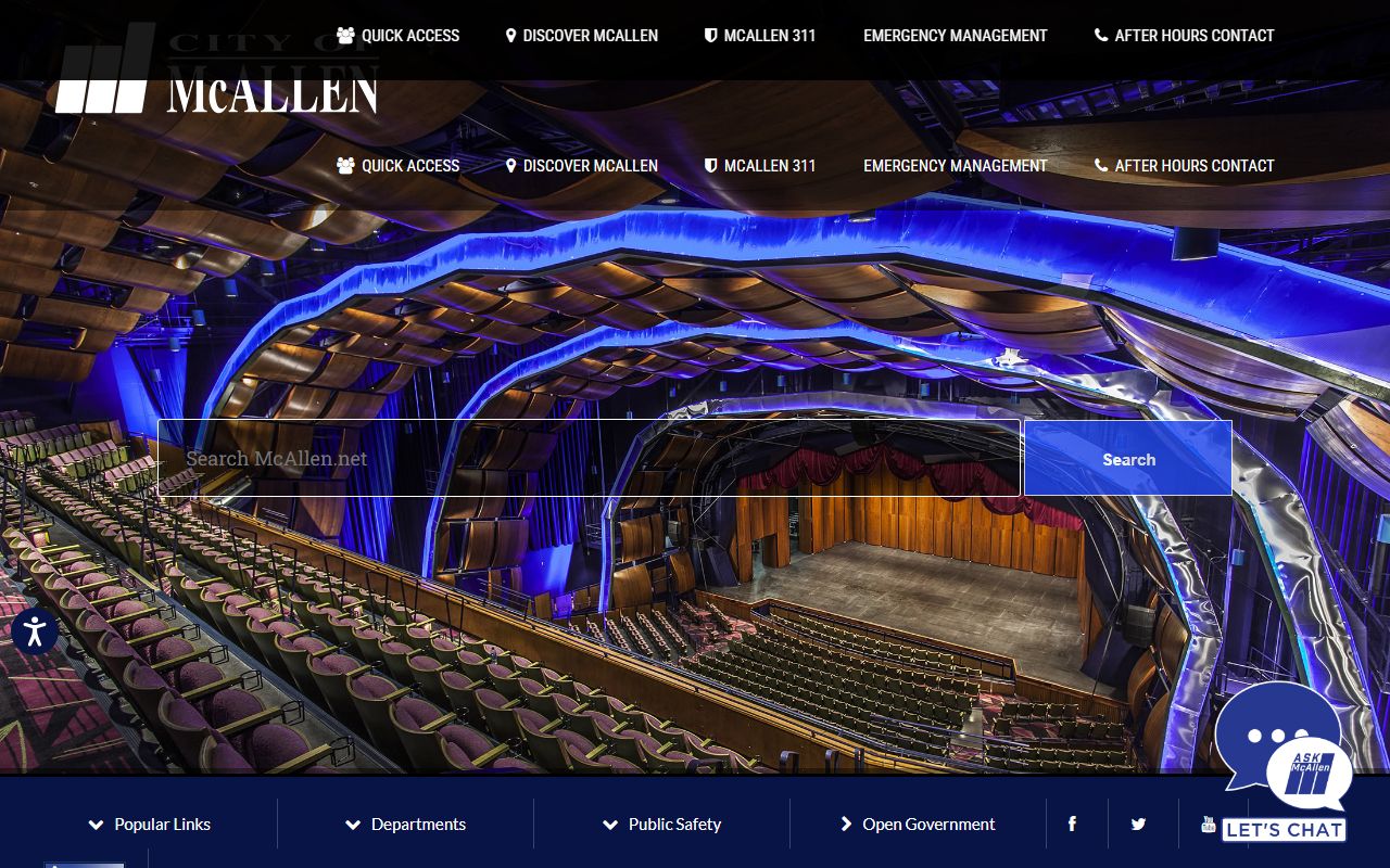 City of McAllen official website - McAllen public records