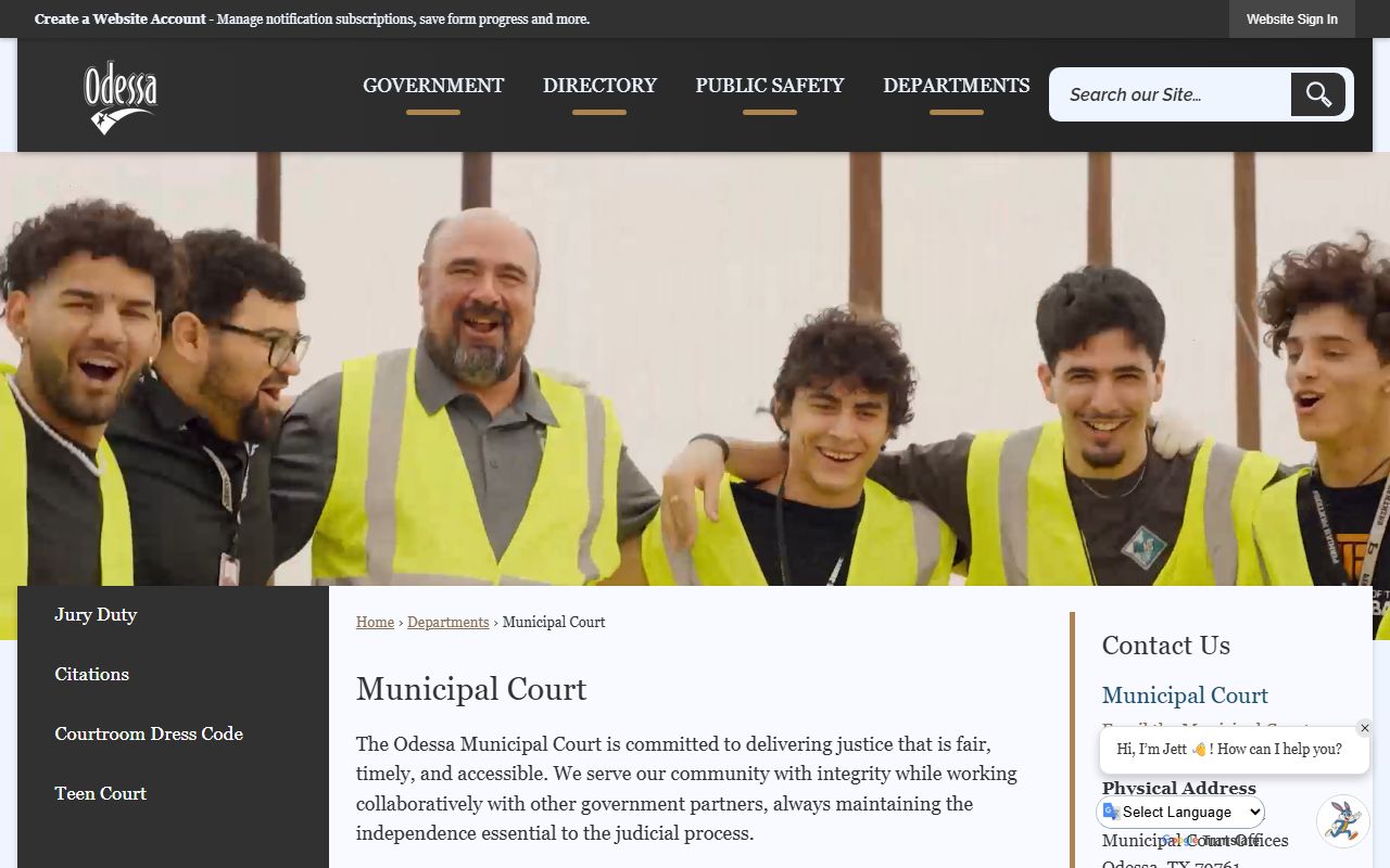 Odessa Municipal Court - Odessa public records