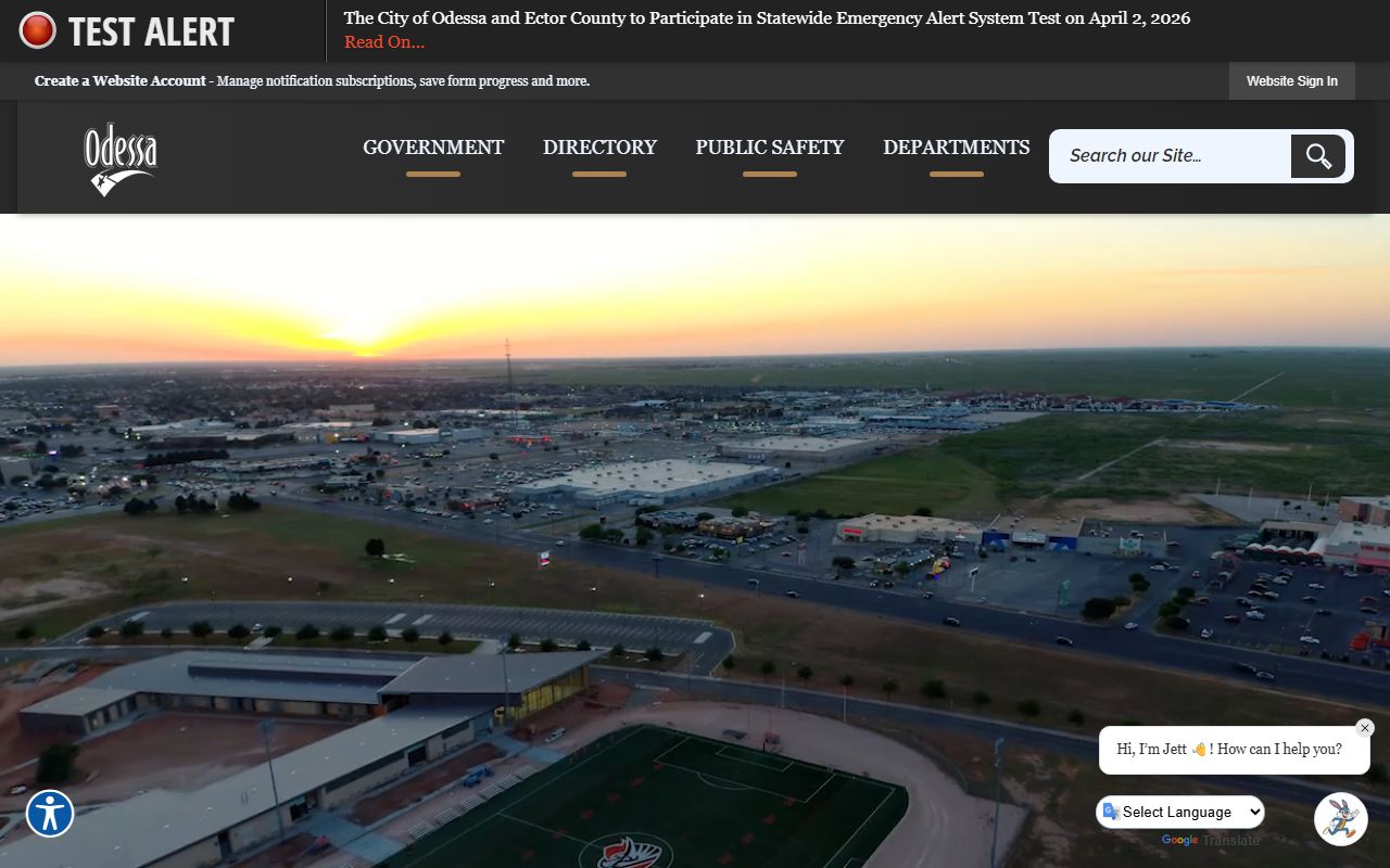 Odessa official website - Odessa public records