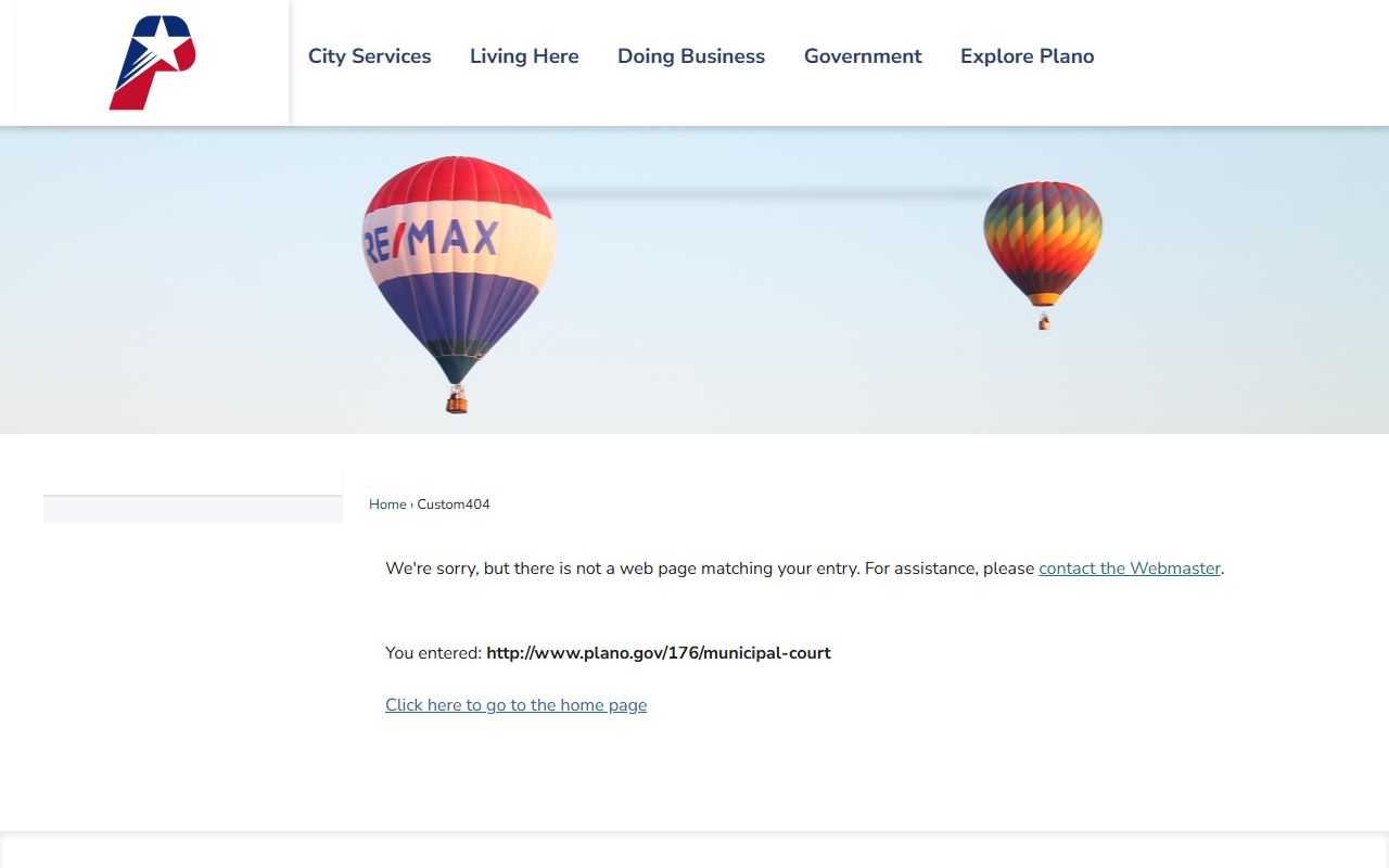 Plano Municipal Court records search