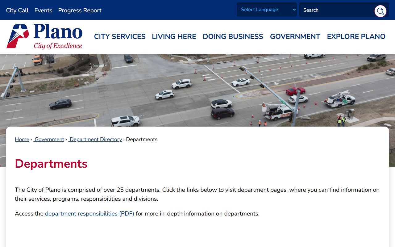 Plano Police Department records division