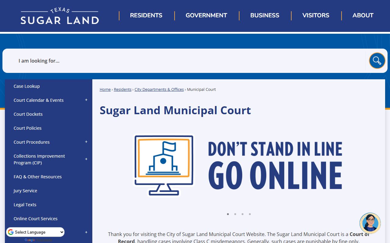 Sugar Land Municipal Court - Sugar Land public records