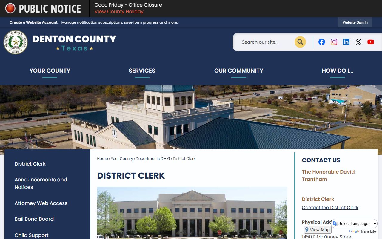 Denton County District Clerk - Denton County Public Records