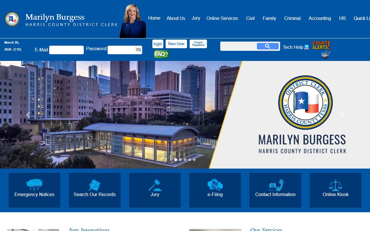 Harris County District Clerk - Harris County Public Records