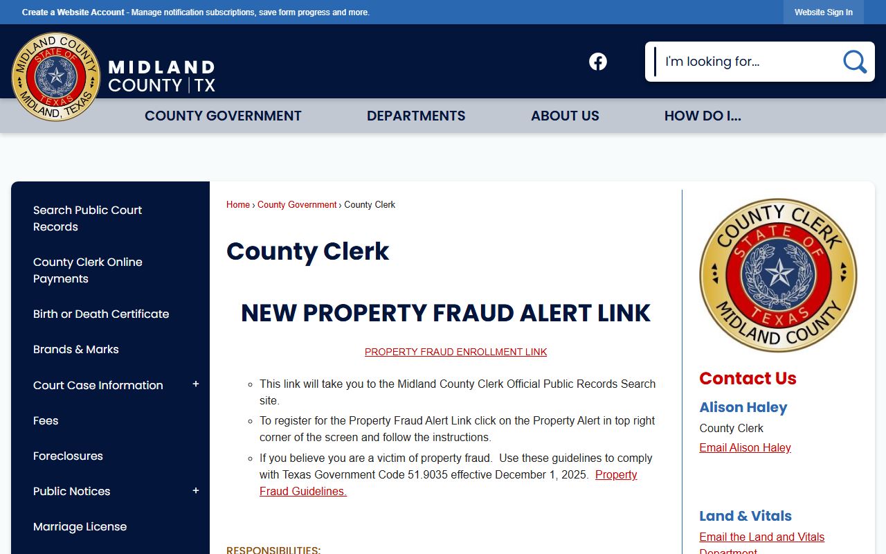 Midland County Court Records - Midland County Public Records