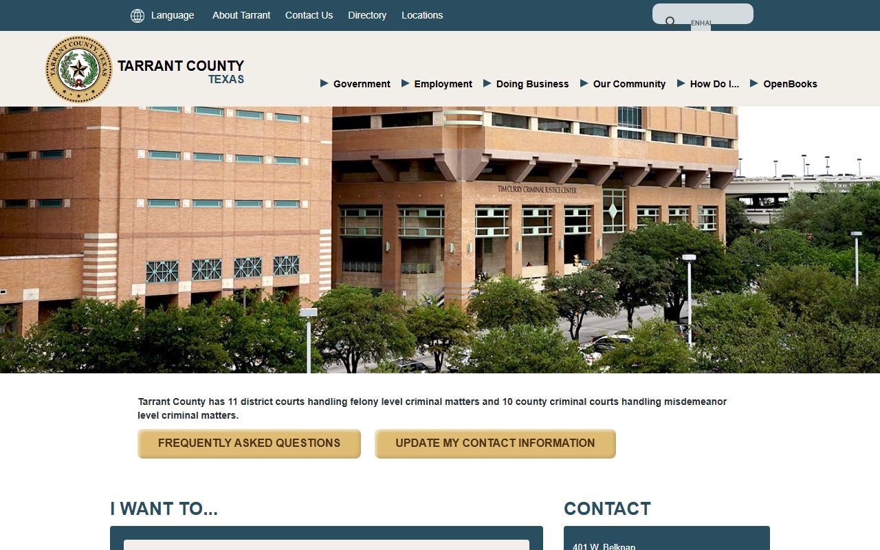 Tarrant County Court Records - Tarrant County Public Records