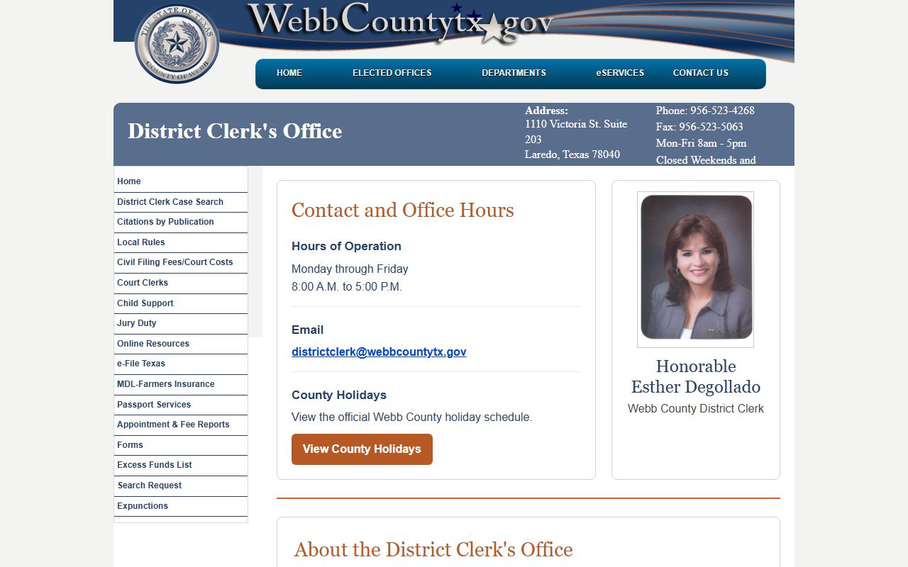 Webb County District Clerk - Webb County Public Records