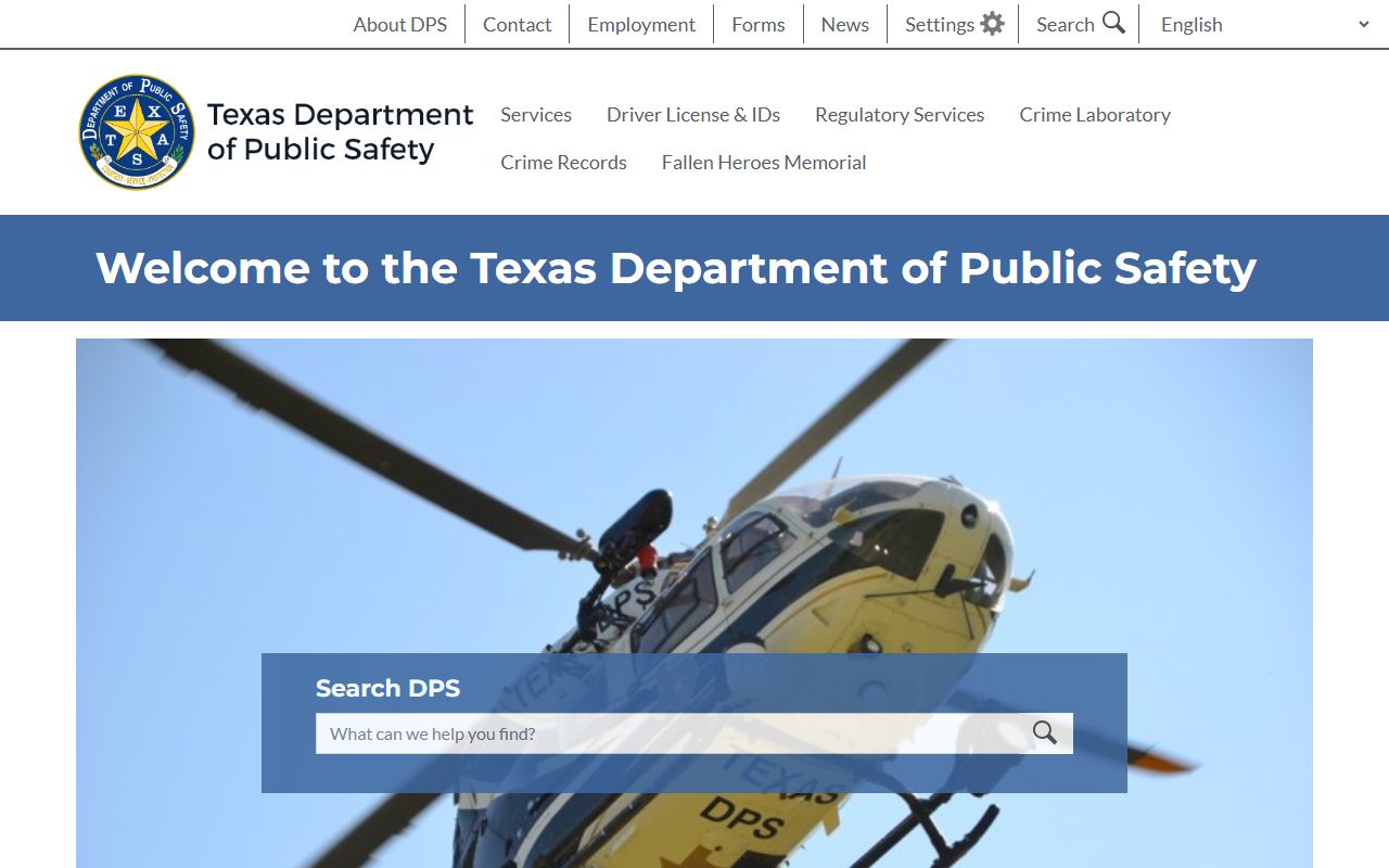 Texas Department of Public Safety - Texas Public Records
