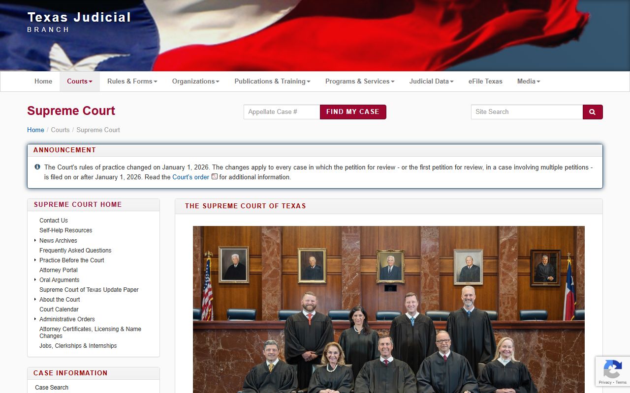 Texas Supreme Court - Texas Public Records